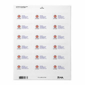 God red de koningin etiket (Full Sheet)
