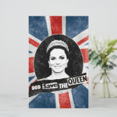 God Red de koningin - Kate Middleton (Staand voorkant)