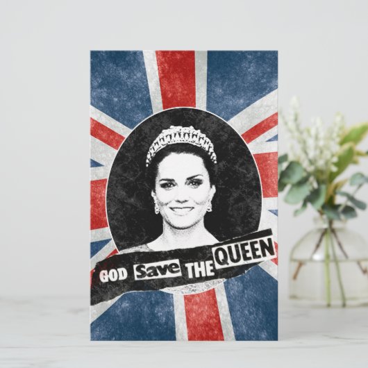 God Red de koningin - Kate Middleton (Staand voorkant)