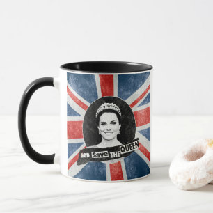 God Red de koningin - Kate Middleton Mok