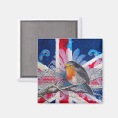 God red de koningin magneet (Voorkant / Achterkant)