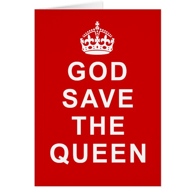 God red de Koningin Tshirts, Dassen, Gifts (Voorkant)