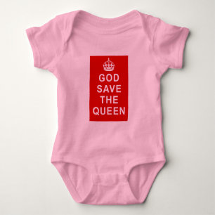 God red de Koningin Tshirts, Dassen, Gifts Romper