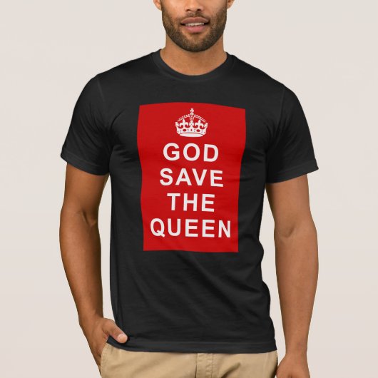 God red de Koningin Tshirts, Dassen, Gifts T-shirt (Voorkant)