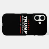 God redde hem om Amerika te redden Trump 47 Case-Mate iPhone Case (Achterkant (horizontaal))