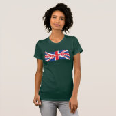 God redt de koning met Union Jack T-shirt (Voorkant volledig)