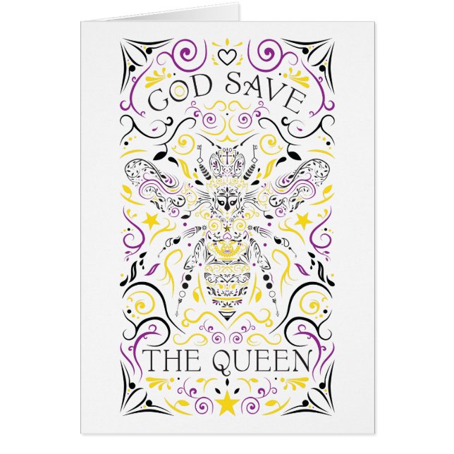 god redt de koningin (Voorkant)