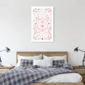 god redt de koningin canvas afdruk (Insitu (Slaapkamer))