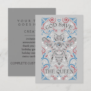 god redt de koningin kaart