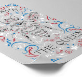 god redt de koningin poster (Hoek)