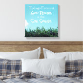 God regeert en de Zoon schittert voorspellingen Canvas Afdruk (Insitu (Slaapkamer))