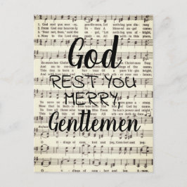 God Rest u Merry, heren Briefkaart