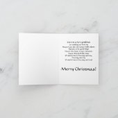 "God Rest Ye Furry Gentlemen" Kat Kerstkaart Feestdagen Kaart (Binnen)