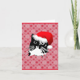 "God Rest Ye Furry Gentlemen" Kat Kerstkaart Feestdagen Kaart