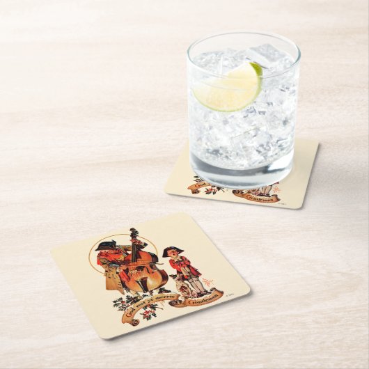 God Rest Ye Merrie Gentlemen Kartonnen Onderzetters (Insitu)