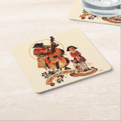 God Rest Ye Merrie Gentlemen Kartonnen Onderzetters (Schuin)