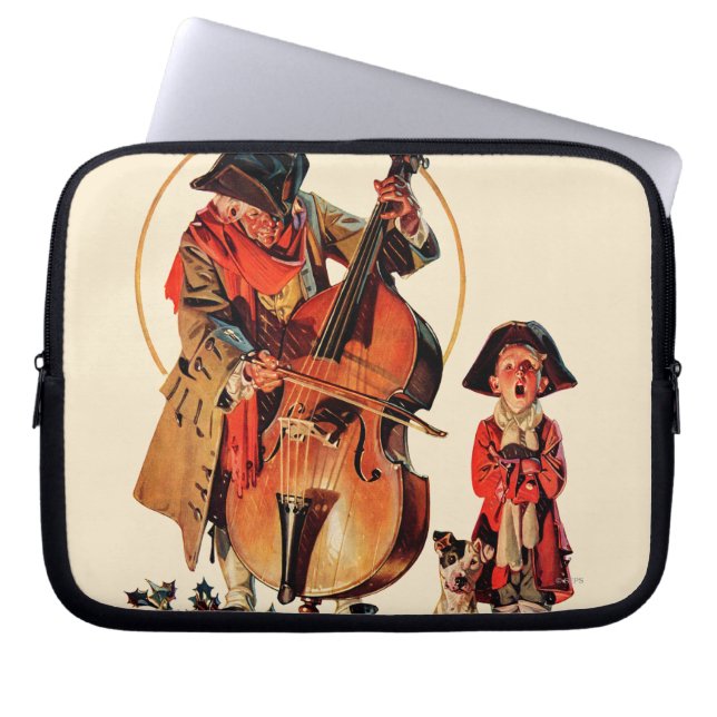 God Rest Ye Merrie Gentlemen Laptop Sleeve (Voorkant)