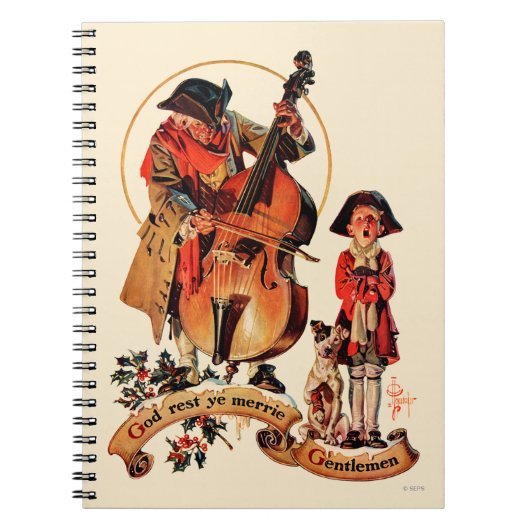 God Rest Ye Merrie Gentlemen Notitieboek (Voorkant)