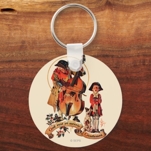 God Rest Ye Merrie Gentlemen Sleutelhanger (Voorkant)