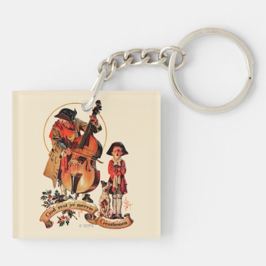 God Rest Ye Merrie Gentlemen Sleutelhanger (Achterkant)