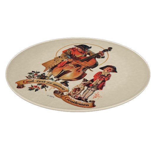 God Rest Ye Merrie Gentlemen Snijplank (Hoek)