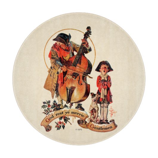God Rest Ye Merrie Gentlemen Snijplank (Voorkant)