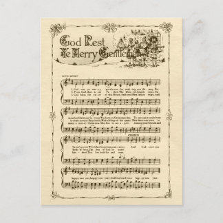 God Rest Ye Merry Gentlemen CC0604 Briefkaart