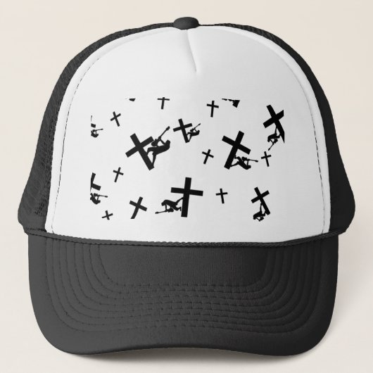 God Rocks - Christelijk Rock Gear Trucker Pet (Voorkant)