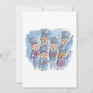 God rust u vrolijke heren kaart