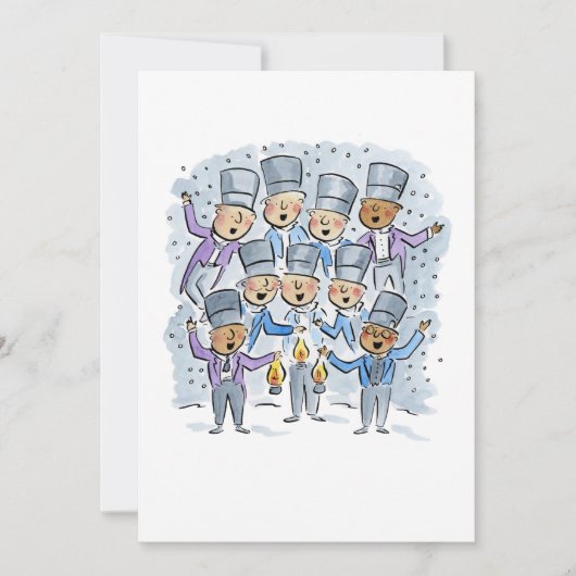 God rust u vrolijke heren kaart (Voorkant)