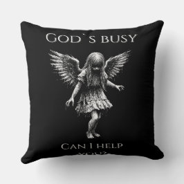 God’s Busy – Demon Girl Kussen