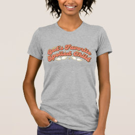 God’s Favoriete Verwende Kind Grappige Spirituele  T-shirt