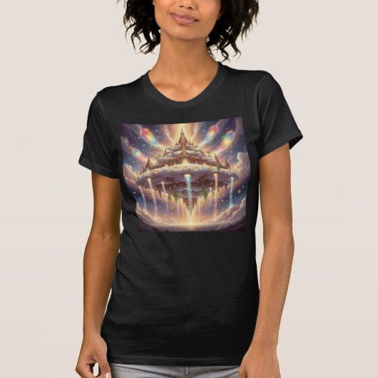 God’s Infinite Bank Divine Abundance Realm Art T-shirt (Voorkant)