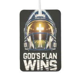 God’s Plan Football Helmet Air Freshener Luchtverfrisser