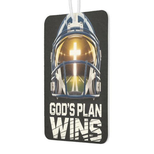 God’s Plan Football Helmet Air Freshener Luchtverfrisser (Links)