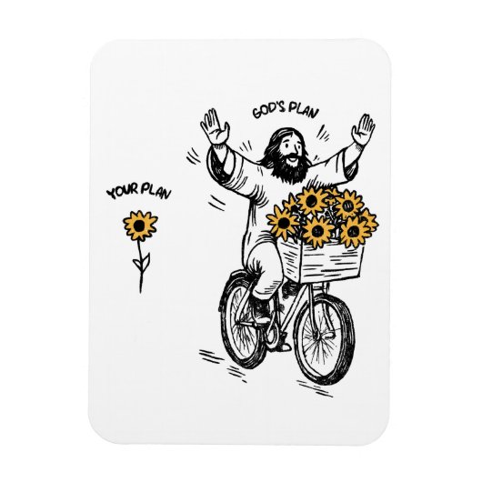 God’s Plan vs Your Plan Magneet (Verticaal)