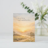 God’s Unfailing Love Christian Encouragement Briefkaart (Staand voorkant)