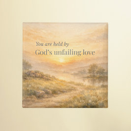 God’s Unfailing Love Christian Encouragement Magneet