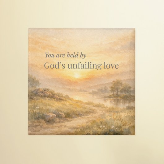 God’s Unfailing Love Christian Encouragement Magneet