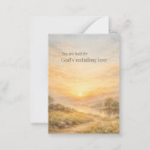 God’s Unfailing Love Christian Encouragement Notitiekaartje (Voorkant)