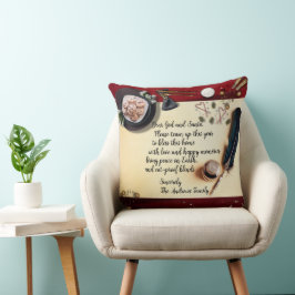 God Santa Note Quill Peace Kattenbestendige jaloez Kussen