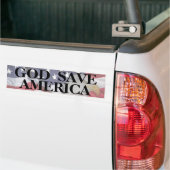 GOD SAVE AMERICA BUMPERSTICKER (Op Truck)