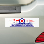 GOD SAVE ME-bumpersticker Bumpersticker (Op auto)