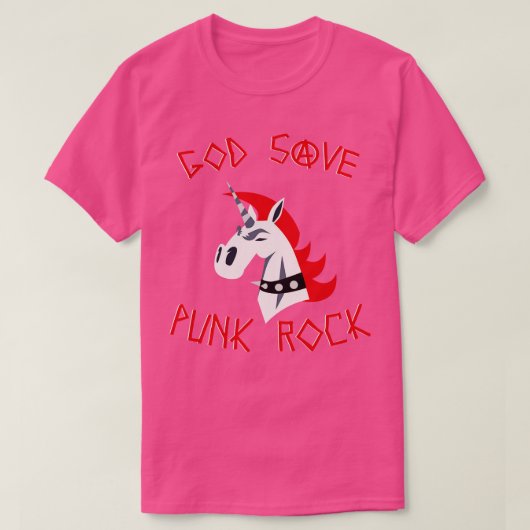 God Save Punk Rock's not Dead Gift Idee T-shirt (Design voorkant)