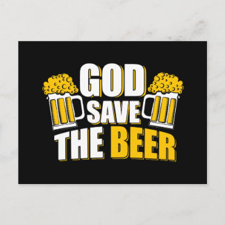 God save the beer briefkaart