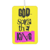 God Save the King Charles British Royal Monarch C Luchtverfrisser (Voorkant)