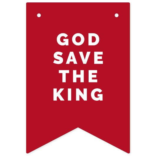 "God Save the King" Vlag van de Britse Union Jack Vlaggetjes (Tweede vlag)