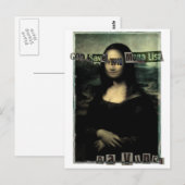 GOD_SAVE_THE_MONA_LISA BRIEFKAART (Voorkant / Achterkant)