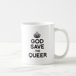 GOD SAVE THE QUEER -.png Koffiemok