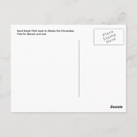 "God Save the Veep"-Briefkaart Briefkaart (Achterkant)